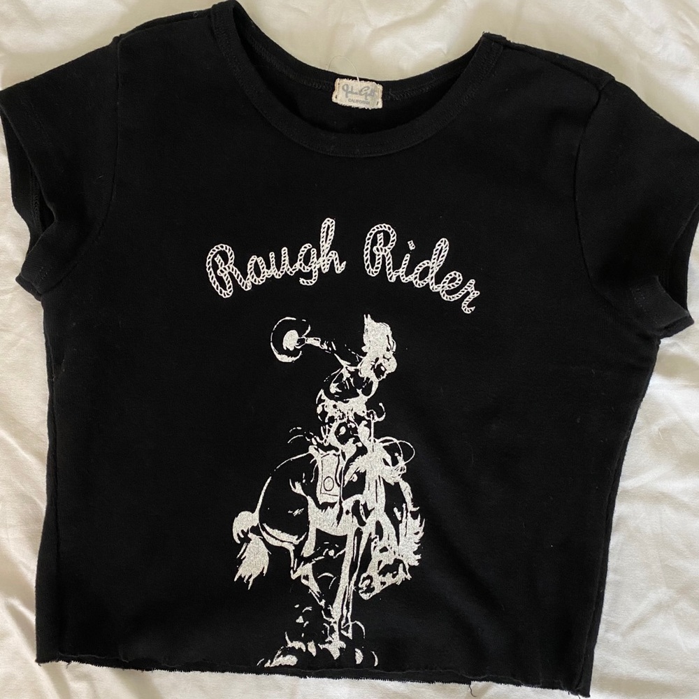 Brandy melville rough rider crop top